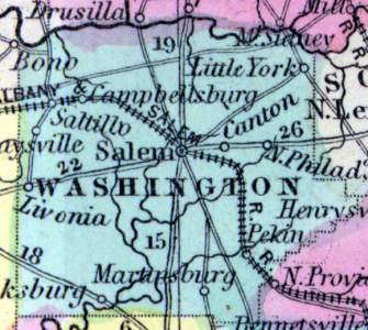 Washington County, Indiana, 1857