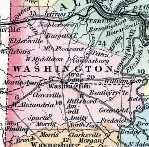 Washington County, Pennsylvania, 1857