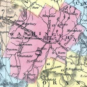 Washington County, Vermont, 1857