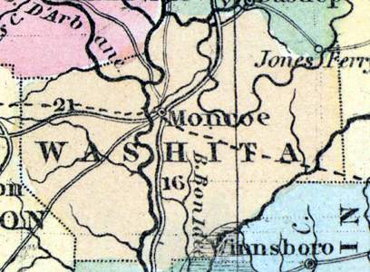 Washita Parish, Louisiana, 1857