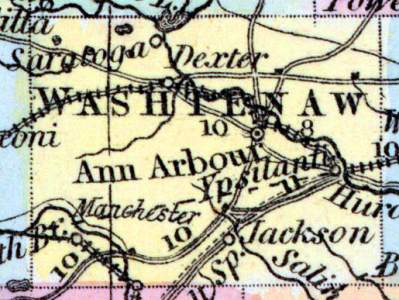 Washtenaw County, Michigan, 1857