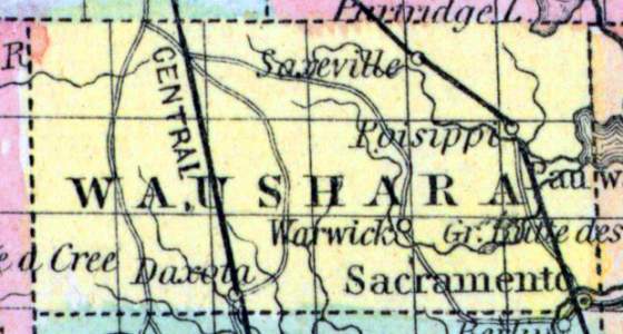 Waushara County, Wisconsin, 1857