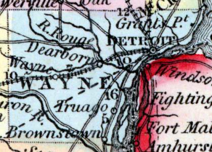Wayne County, Michigan, 1857