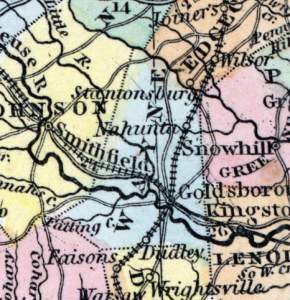 Wayne County, North Carolina, 1857