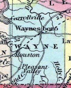 Wayne County, Tennessee, 1857