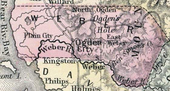 Weber County, Utah Territory, 1865