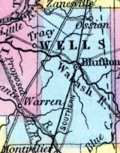 Wells County, Indiana, 1857