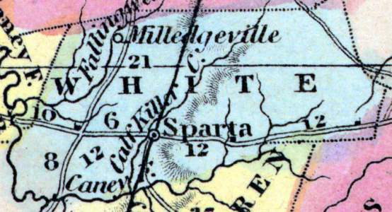 White County, Tennessee, 1857