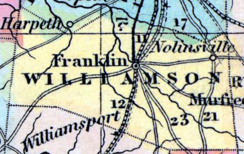 Williamson County, Tennessee, 1857