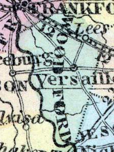 Woodford County, Kentucky, 1857