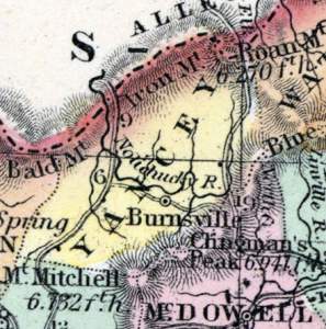 Yancey County, North Carolina, 1857