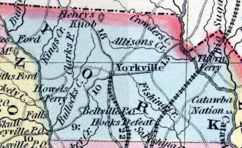 York District, South Carolina, 1857