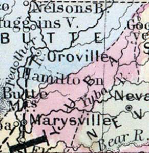 Yuba County, California, 1860