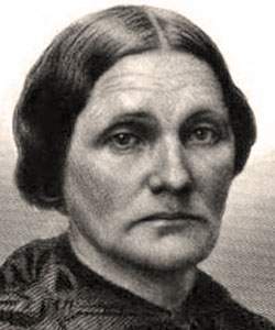 Mary Ann Ball Bickerdyke, engraving, detail