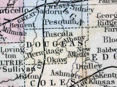 Douglas County, Illinois, 1861
