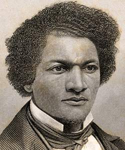 Frederick Douglass, circa 1855, engraving, detail