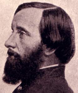 Thomas Wentworth Higginson, profile view, c1864, detail