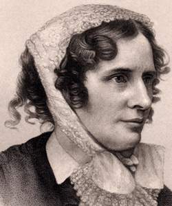 Isabella Beecher Hooker, engraving, circa 1850, detail