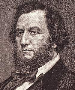 Herschel Vespasian Johnson, engraving from a Brady image, detail