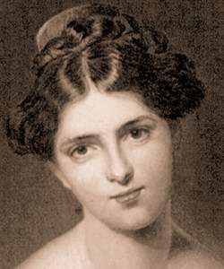 Frances Anne Kemble, detail