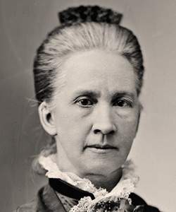 Belva Lockwood, Brady image, detail