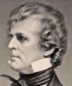 Isaac Toucey, circa 1860, detail