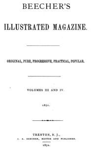  Beecher’s Illustrated Magazine, Title Page