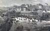 Biarritz, France, summer 1866, artist's impression.