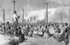 Zion African-American School, Charleston, South Carolina, winter 1866, artist's impression.