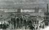 U.S. Single Scull Championship Race, Pittsburgh, Pennsylvania, May 21, 1867, artist's impression.