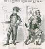 "Diplomatic Costume," cartoon, Frank Leslie's Illustrated, April 13, 1867.