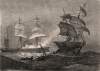 Collision at Sea, December 1, 1866, artist's impression.