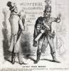 "Latest from Mexico," cartoon, Frank Leslie's Illustrated, October 27, 1866