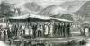 King Kamehamena V of Hawaii laying the cornerstone of the Episcopal Church, Honolulu, March 5, 1867, artist's impression.