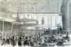 William A. Wheeler, newly elected president of the Convention, addressing the New York State Constitutional Convention, Albany, New York, June 4, 1867, artist's impression.
