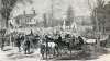 Dedication of the Soldiers' Monument, Stockbridge, Massachusetts, October 17, 1866, artist's impression, zoomable image.