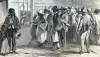 Freedmen's Bureau Rations Issue, summer 1866, artist's impression.