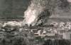 Destruction by fire of the Hyatt House Hotel, Janesville, Wisconsin, January 12, 1867, artist's impression, detail.