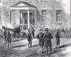 Main Entrance, Old Penitentiary, Washington, D.C., May 1865, artist's impression, detail