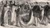 Wedding of Alexander, heir to the Russian throne and Princess Dagmar of Denmark, St. Petersburg, Russia, November 9, 1866, artist's impression.