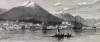Sitka, Alaska, 1867, artist's impression.