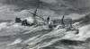 Sinking of the S.S. Evening Star in the Atlantic, October 3, 1866, artist's impression