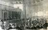 Arguments before the United States Supreme Court, Washington D.C., April  1867, artist's impression, zoomable image.