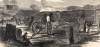 Battery Powell, Illinois artillery besieging Vicksburg, Mississippi, June 1863, artist's impression, detail