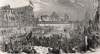 Italian troops welcomed into Venice, October 1866, artist's impression.
