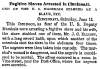 “Fugitive Slaves Arrested in Cincinnati,” New York Times, June 15, 1857