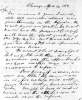 John Wentworth to Abraham Lincoln, April 19, 1858 (Page 1)