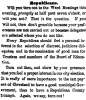 “Republicans,” Cleveland (OH) Herald, March 29, 1859