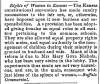“Rights of Women in Kansas,” Lowell (MA) Citizen & News, August 4, 1859