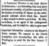 “A Competent Witness in the John Brown Investigation,” New York Herald, February 5, 1860